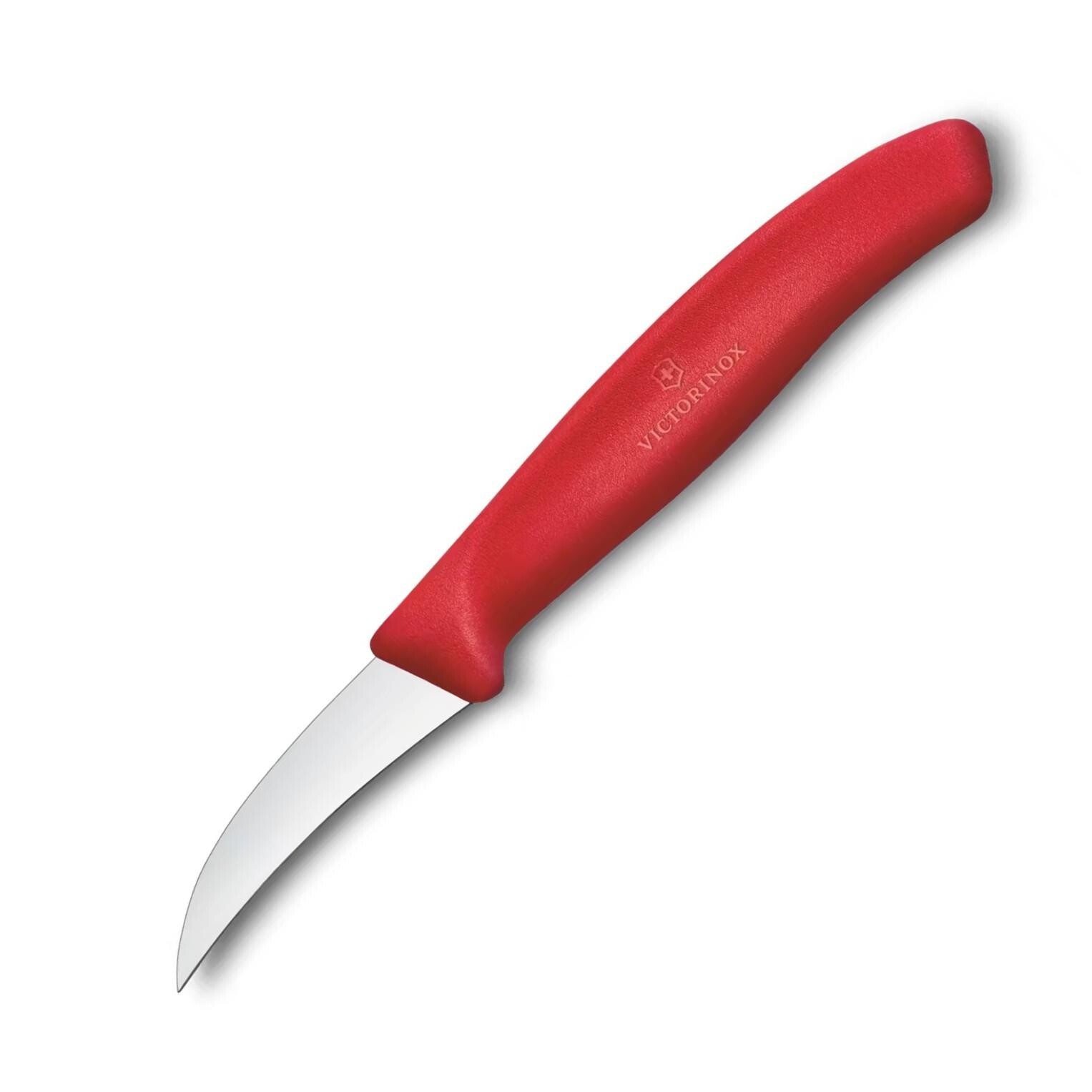 Loupací nůž SWISS CLASSIC 6 cm, červená, plast, Victorinox