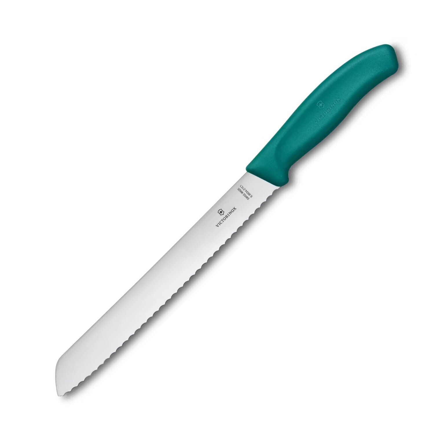 Nůž na chleba SWISS CLASSIC 21 cm, zelená, plast, Victorinox