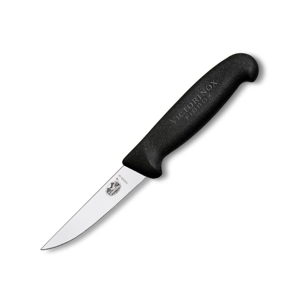 Ořezávací nůž FIBROX 10 cm, černá, plast, Victorinox