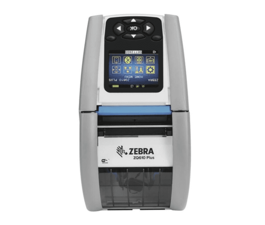Zebra ZQ610 PLus ZQ61-HUWAE04-00 DT, Healthcare, 19mm Core, RS232, BT (BLE), Wi-Fi, 8 dots/mm (203 dpi)