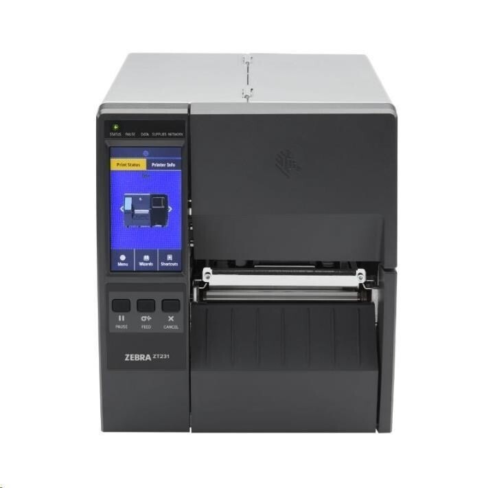 Zebra ZT231 ZT23143-T0EC00FZ TT, tiskárna štítků, 12 dots/mm (300 dpi), display, EPL, ZPL, ZPLII, USB, USB Host, RS232, BT (BLE), Ethernet, Wi-Fi
