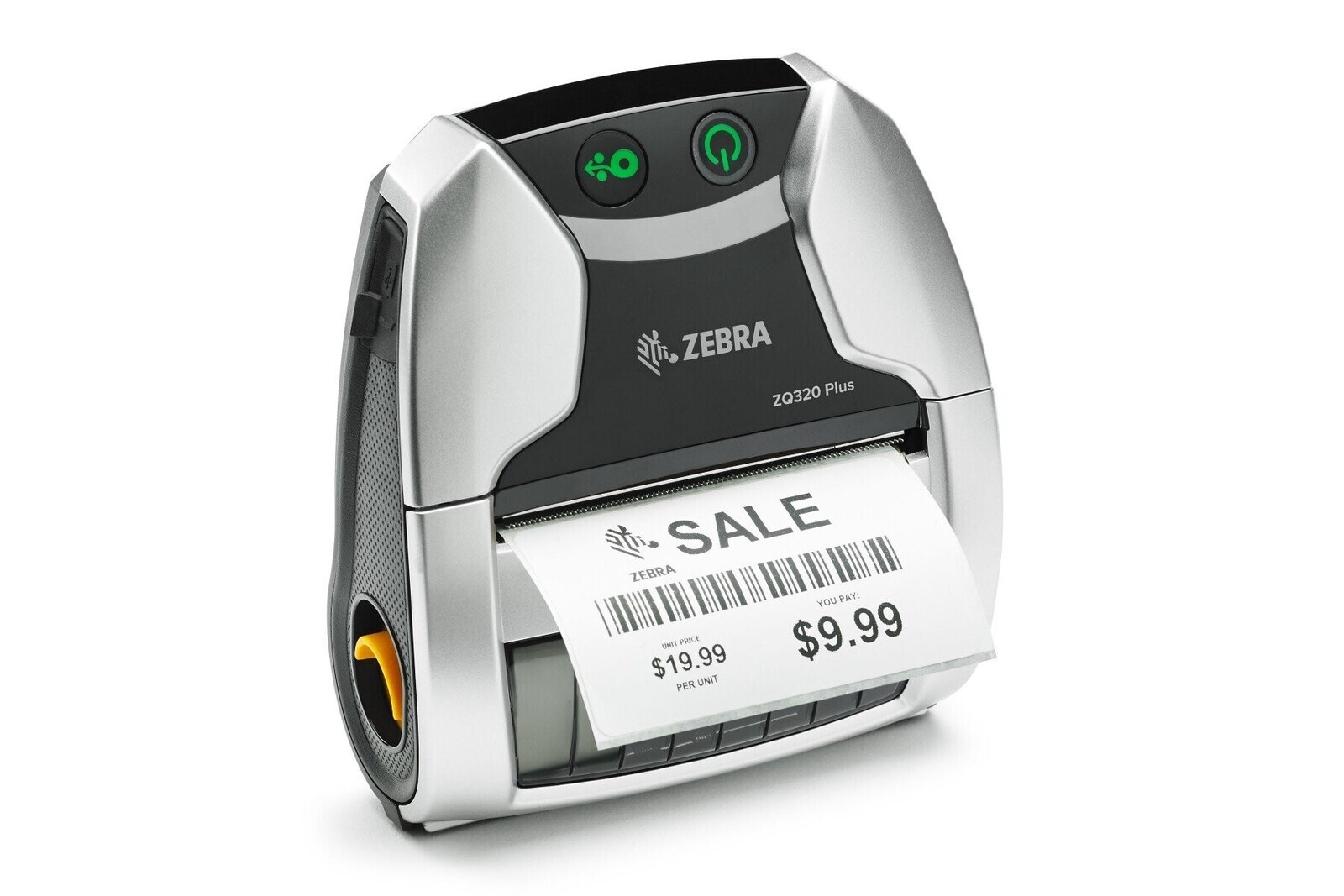 Zebra ZQ320 Plus ZQ32-A0W13RE-00 DT, mobilní tiskárna štítků, 8 dots/mm (203 dpi), linerless, USB-C, BT (BLE), Wi-Fi, NFC, kit (USB)