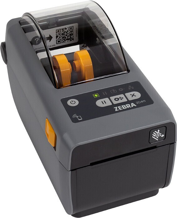 Zebra ZD411 ZD4A022-D0EX02EZ DT, tiskárna štítků, ZD4A022-D0EX02EZ DT, 8 dots/mm (203 dpi), RTC, USB, USB Host, BT (BLE), kit (USB)