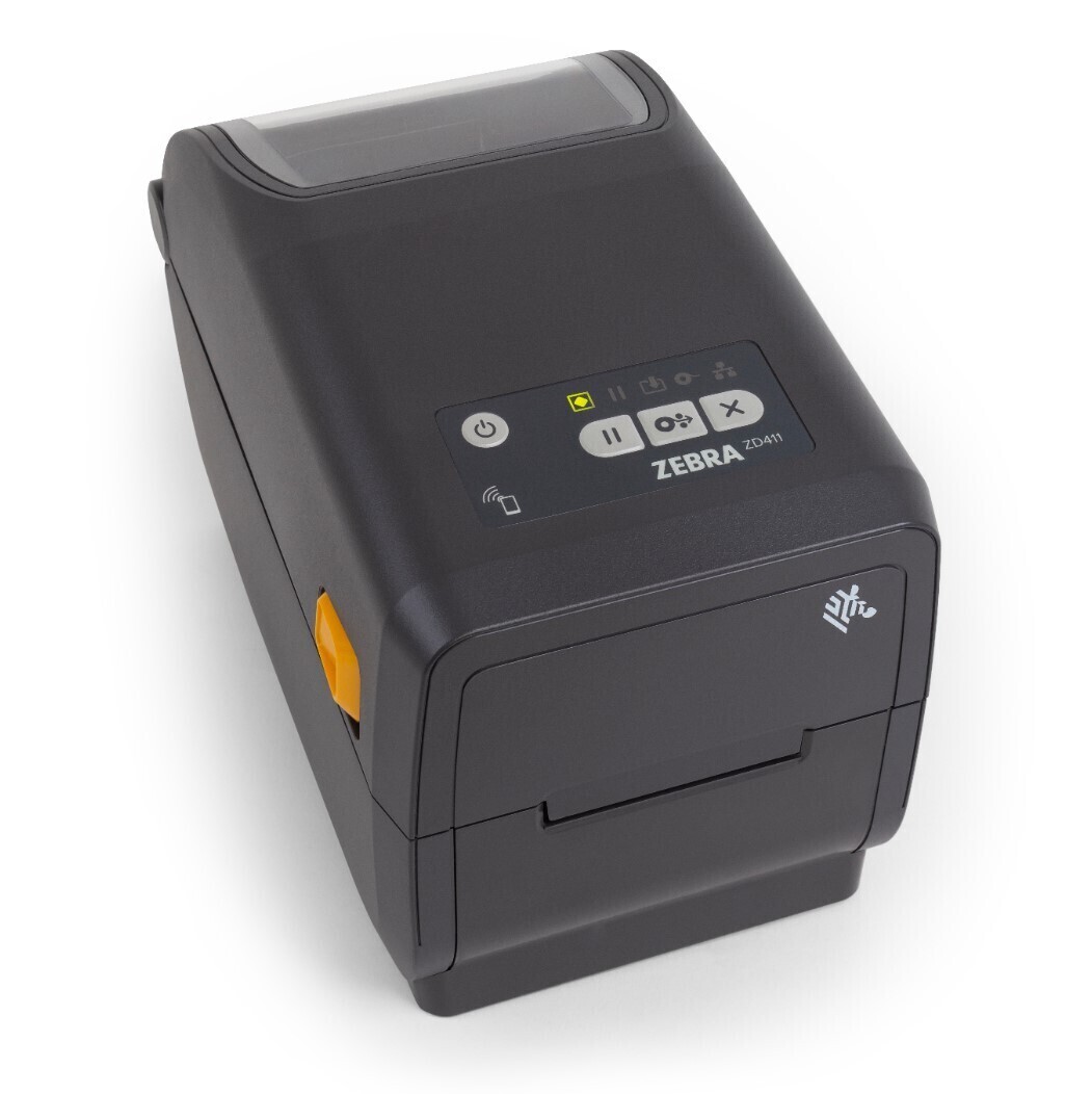 Zebra ZD411 ZD4A022-T0EX02EZ TT, tiskárna štítků, ZD4A022-T0EX02EZ TT, 8 dots/mm (203 dpi), RTC, USB, USB Host, BT (BLE), kit (USB)