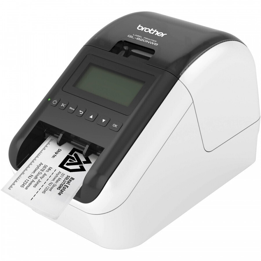 Brother QL-820NWB QL820NWBYJ1 tiskárna štítků, použité zboží