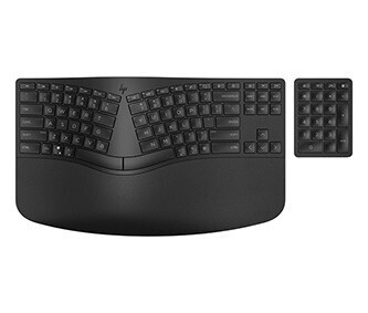 HP 960 Ergonomic klávesnice bezdrátová CZ, černá