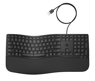 HP 480 Comfort klávesnice drátová (USB) CZ, černá