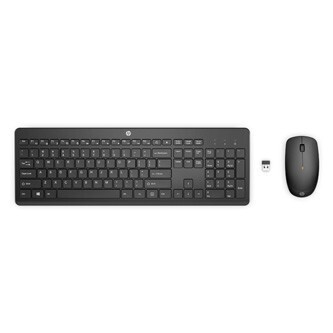 HP 230 Sada klávesnice bezdrátová CZ, černá s bezdrátovou optickou myší, AAA, multimediální, 2.4 [GHz]