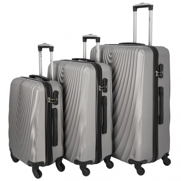 Sada cestovních kufrů Travel Grey, šedý