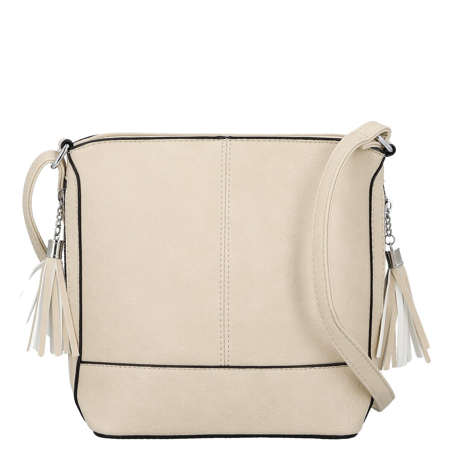 Dámská crossbody kabelka béžová - Firenze Alevin béžová