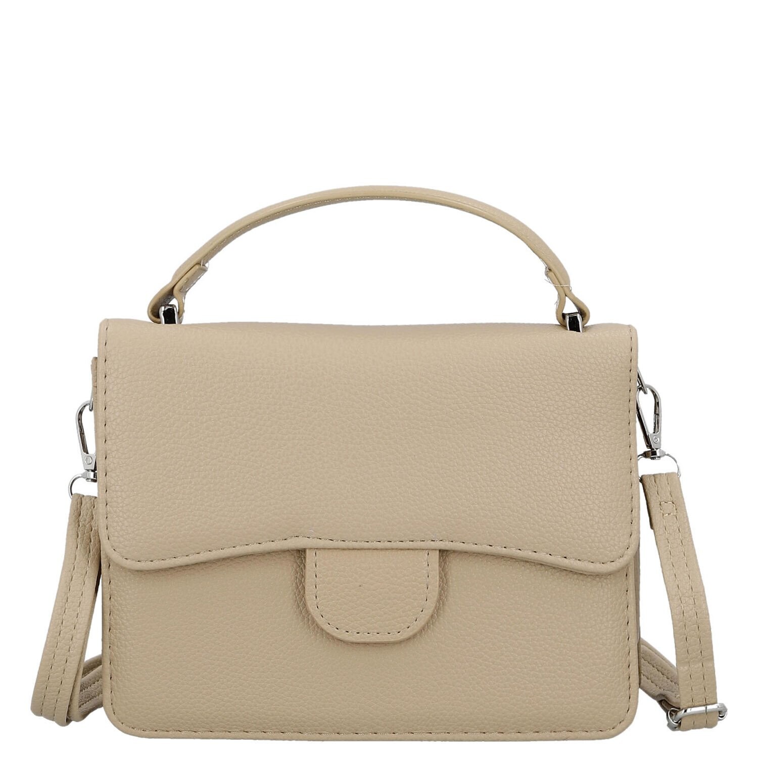 Minimalistická dámská crossbody kabelka Assa, tmavě béžová