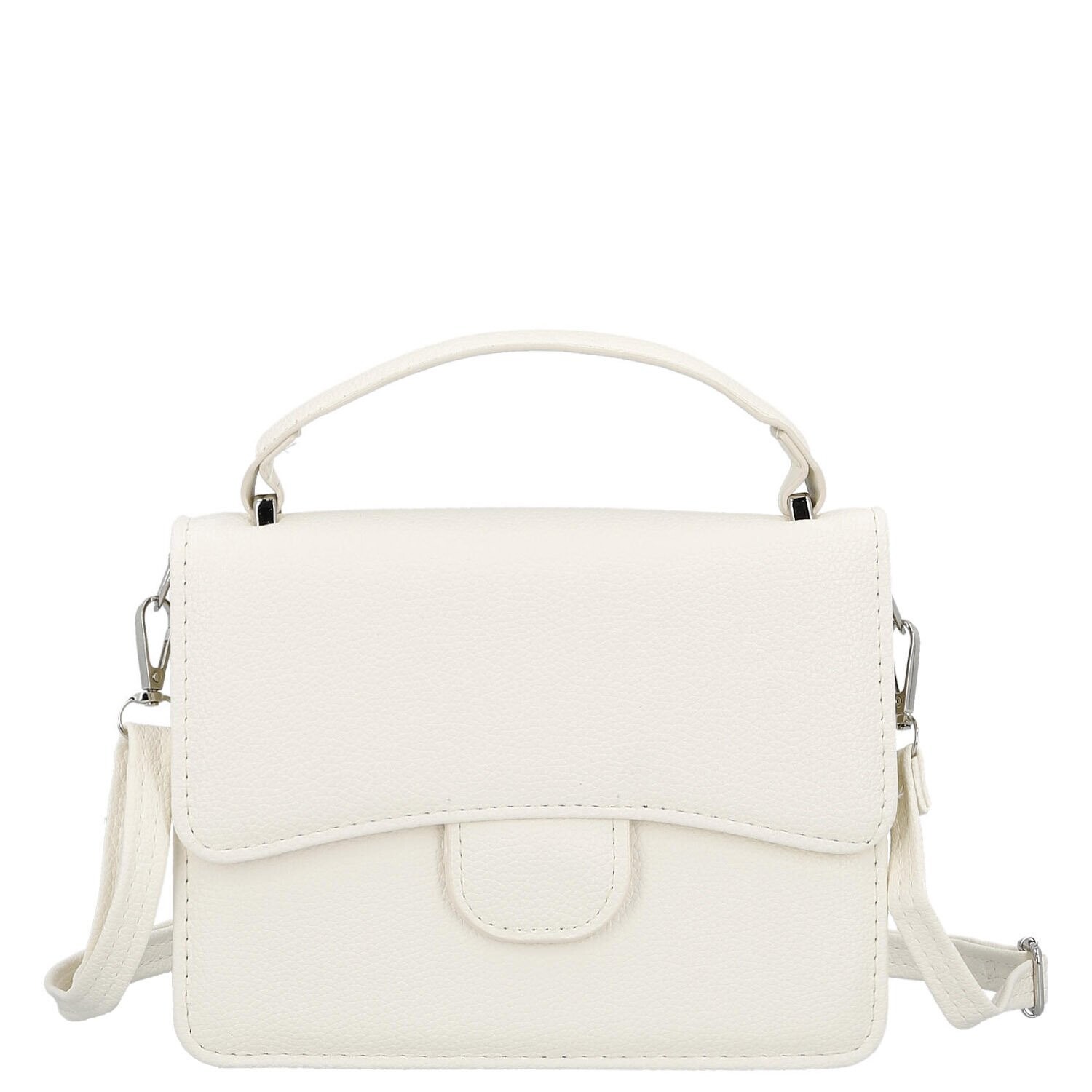 Minimalistická dámská crossbody kabelka Assa, bílá