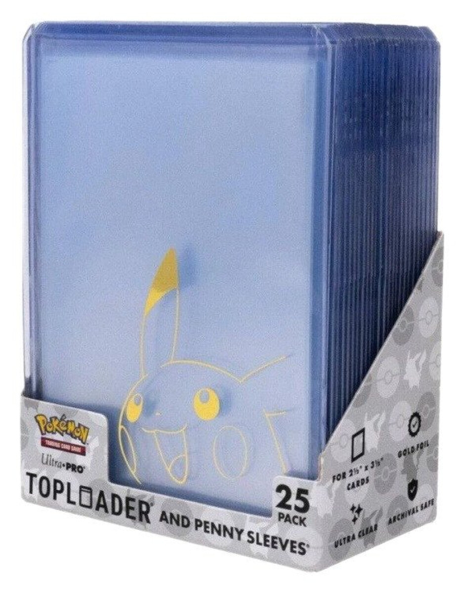 Pokémon Ultra PRO: Pikachu Toploader and Penny Sleeves Combo Pack