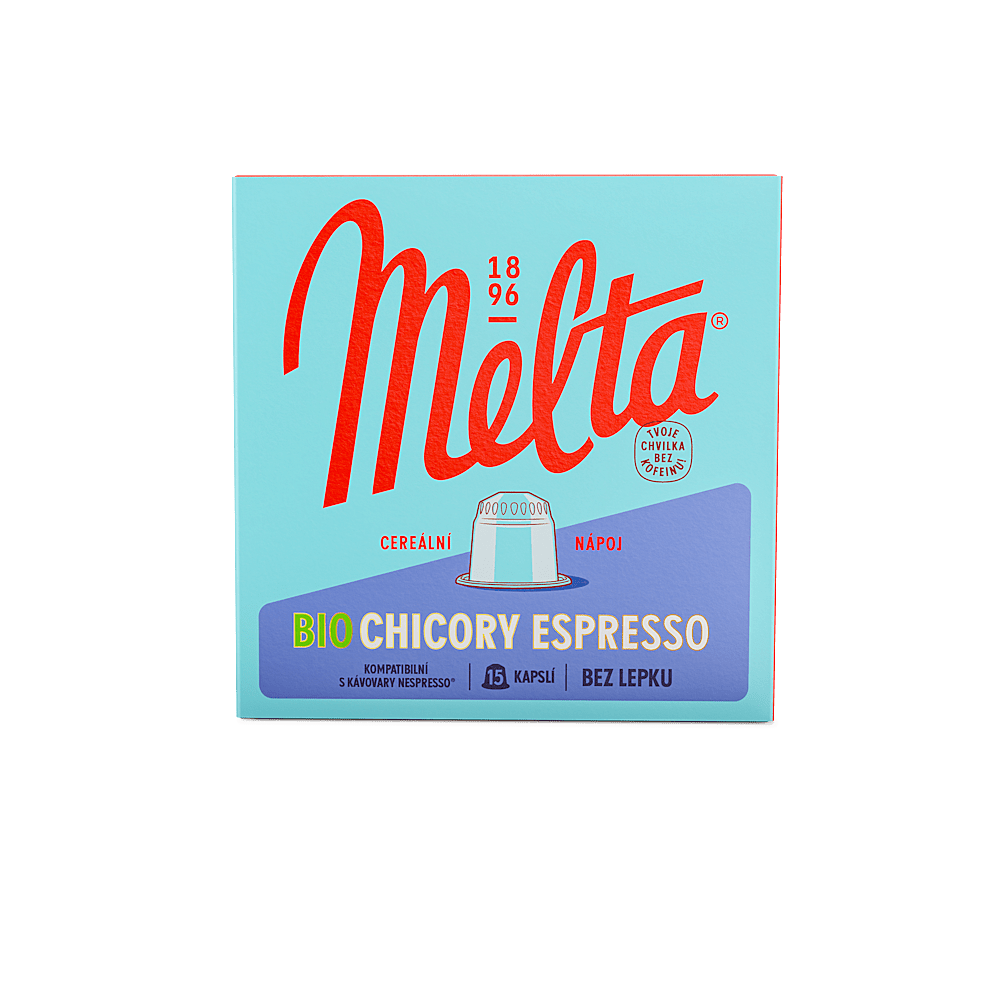 MELTA Chicory espresso BIO 15 kapslí