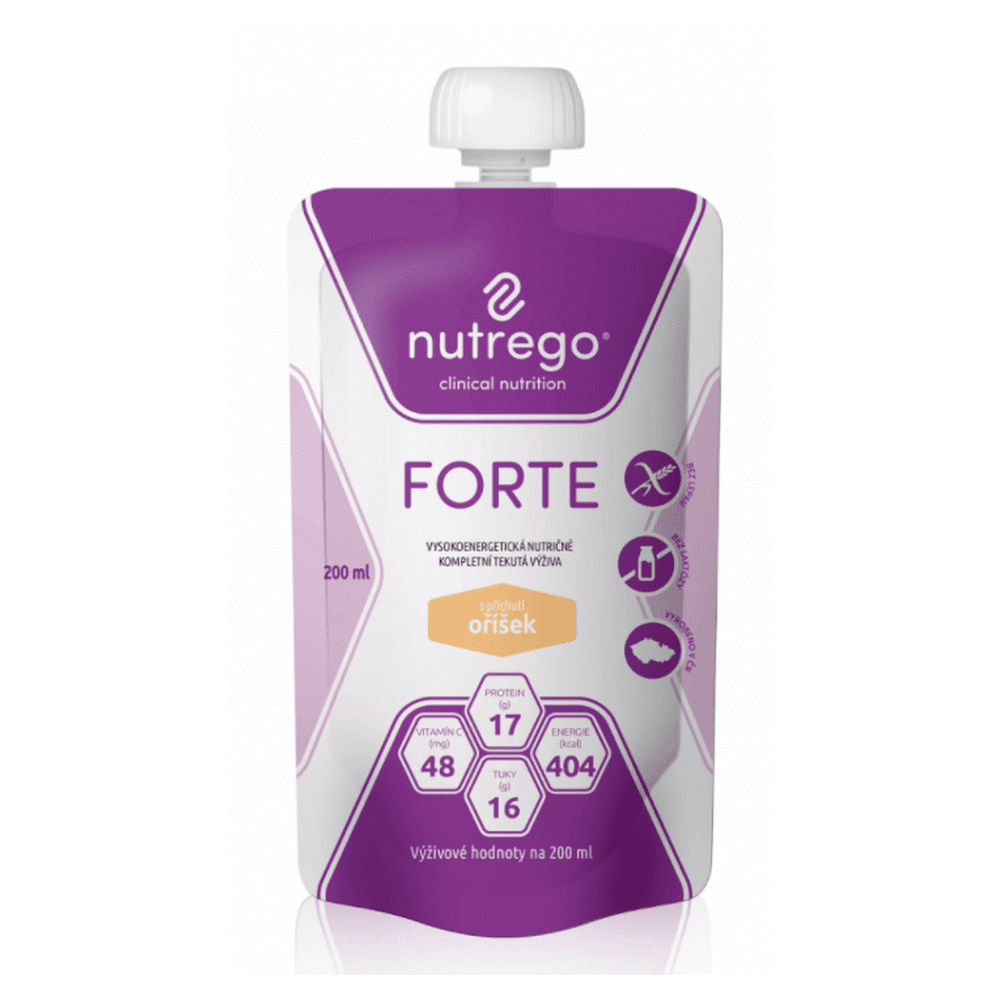 NUTREGO FORTE Výživa oříšek 12 x 200 ml