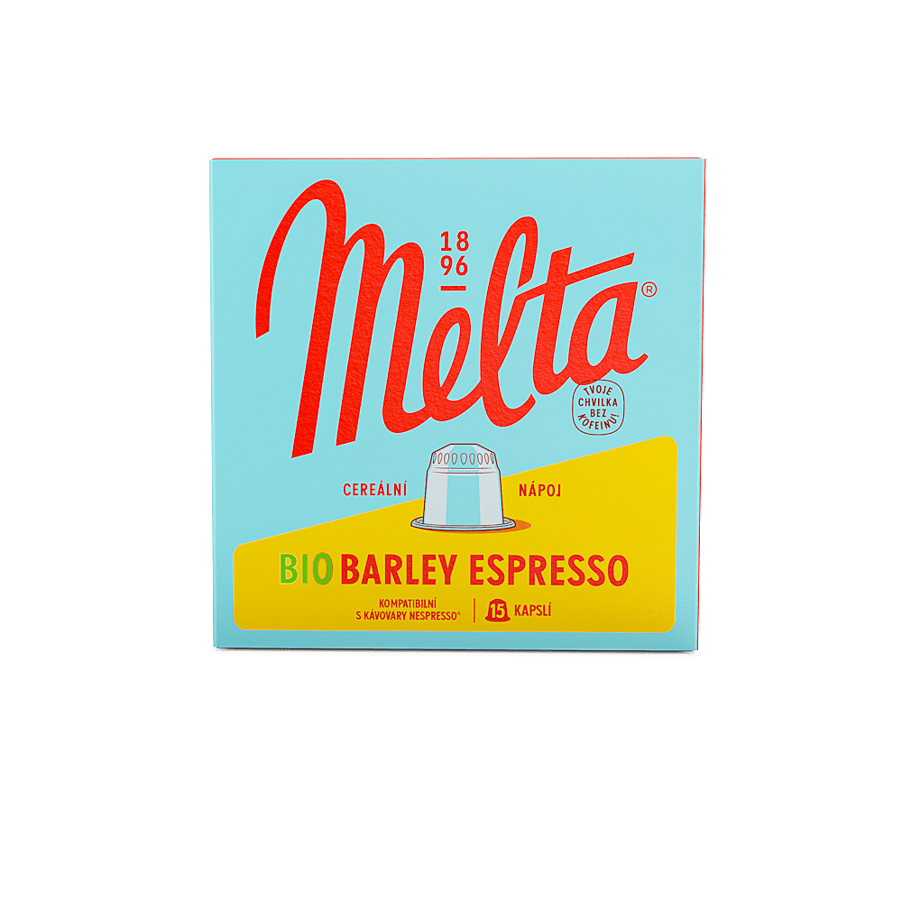 MELTA Barley espresso BIO 15 kapslí