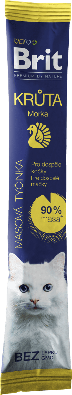 Pamlsek Brit Premium by Nature Kitten krůtí tyčinka 5 g