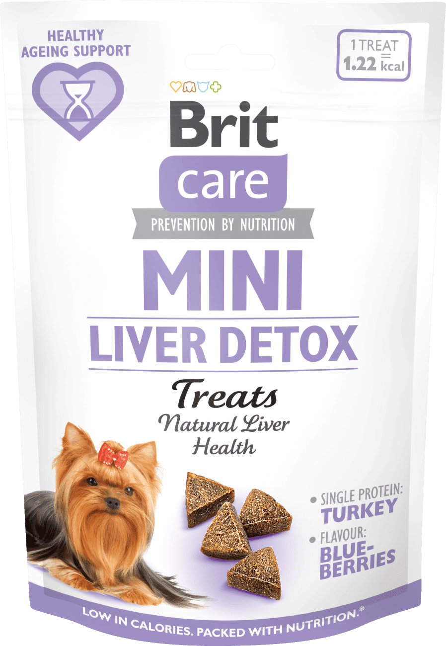 Pochoutka Brit Care Dog Mini treats Liver Detox 50 g