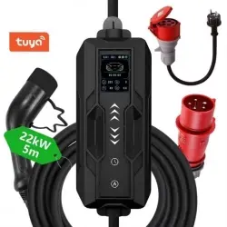 Nabíjecí stanice IMMAX NSE003 EV/PHEV AC Type 2 22kW WiFi Tuya cestovní