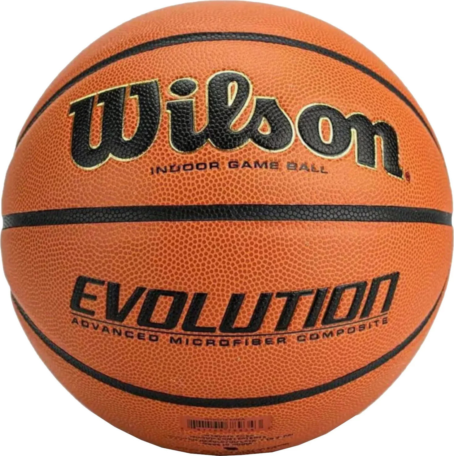 Basketbalový míč Wilson Evolution Indoor Game Ball WTB0586XBEMEA Velikost: 6