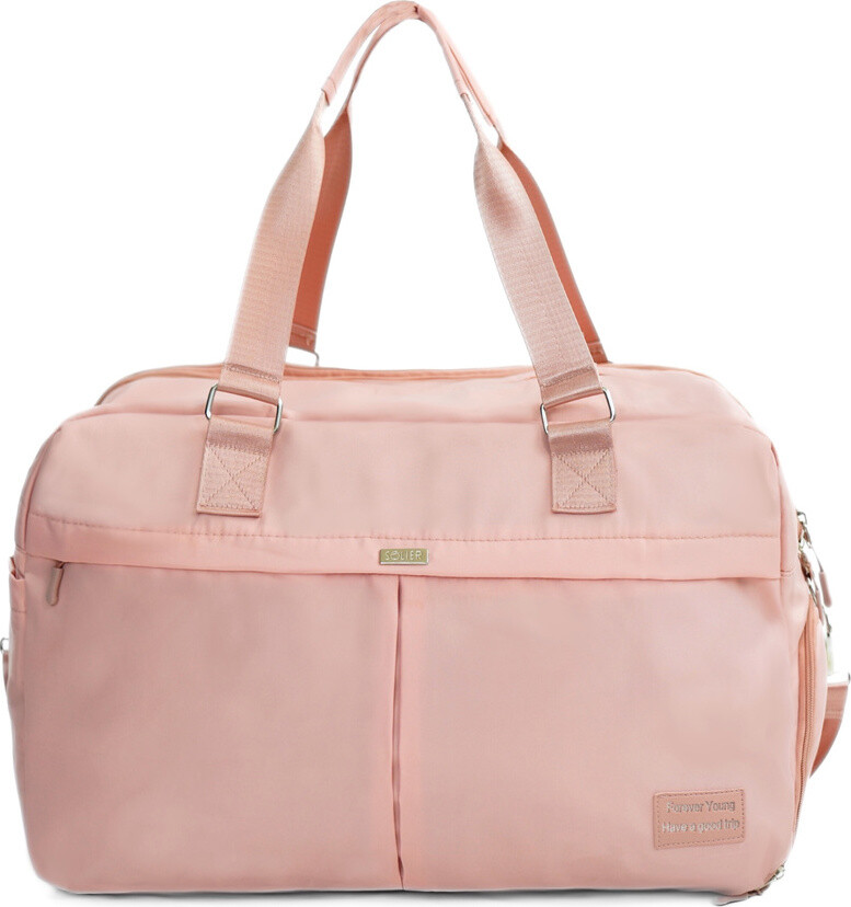 Světle růžová cestovní taška Solier VEA SM04 VEA Light Pink Velikost: ONE SIZE