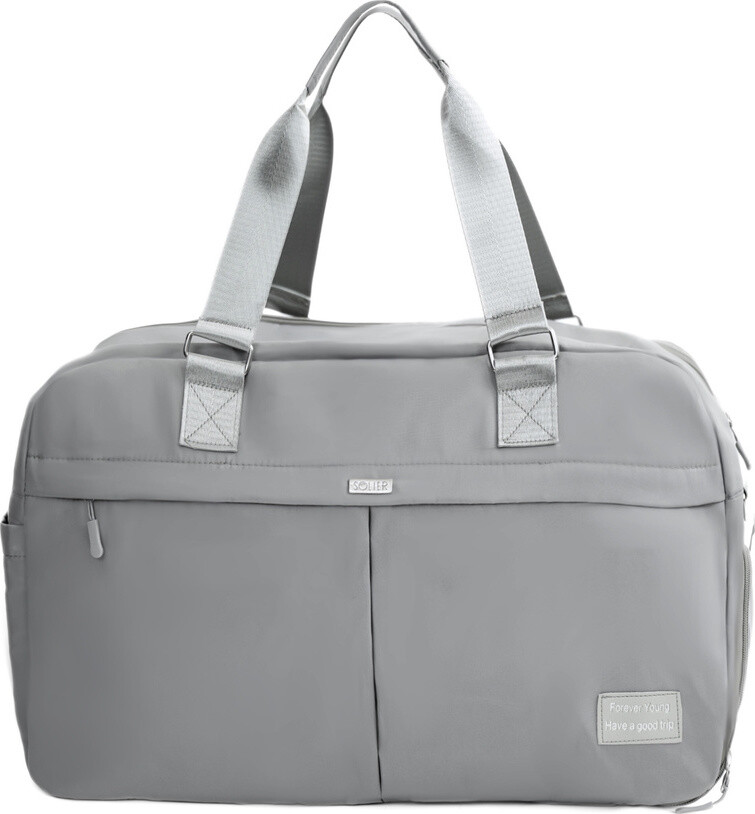 Šedá cestovní taška Solier VEA SM04 VEA Grey Velikost: ONE SIZE