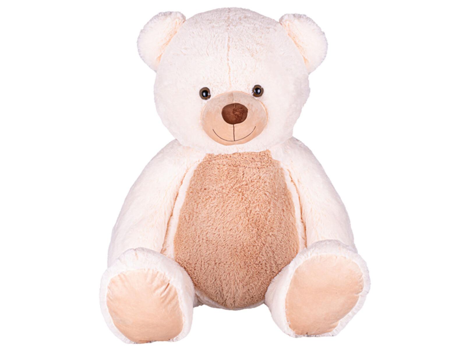 Plush Friends medvěd plyšový 136cm krémový