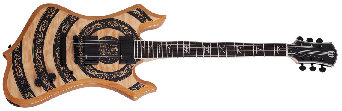 Schecter Wylde Audio Nomad Norse Dragon - RawTop