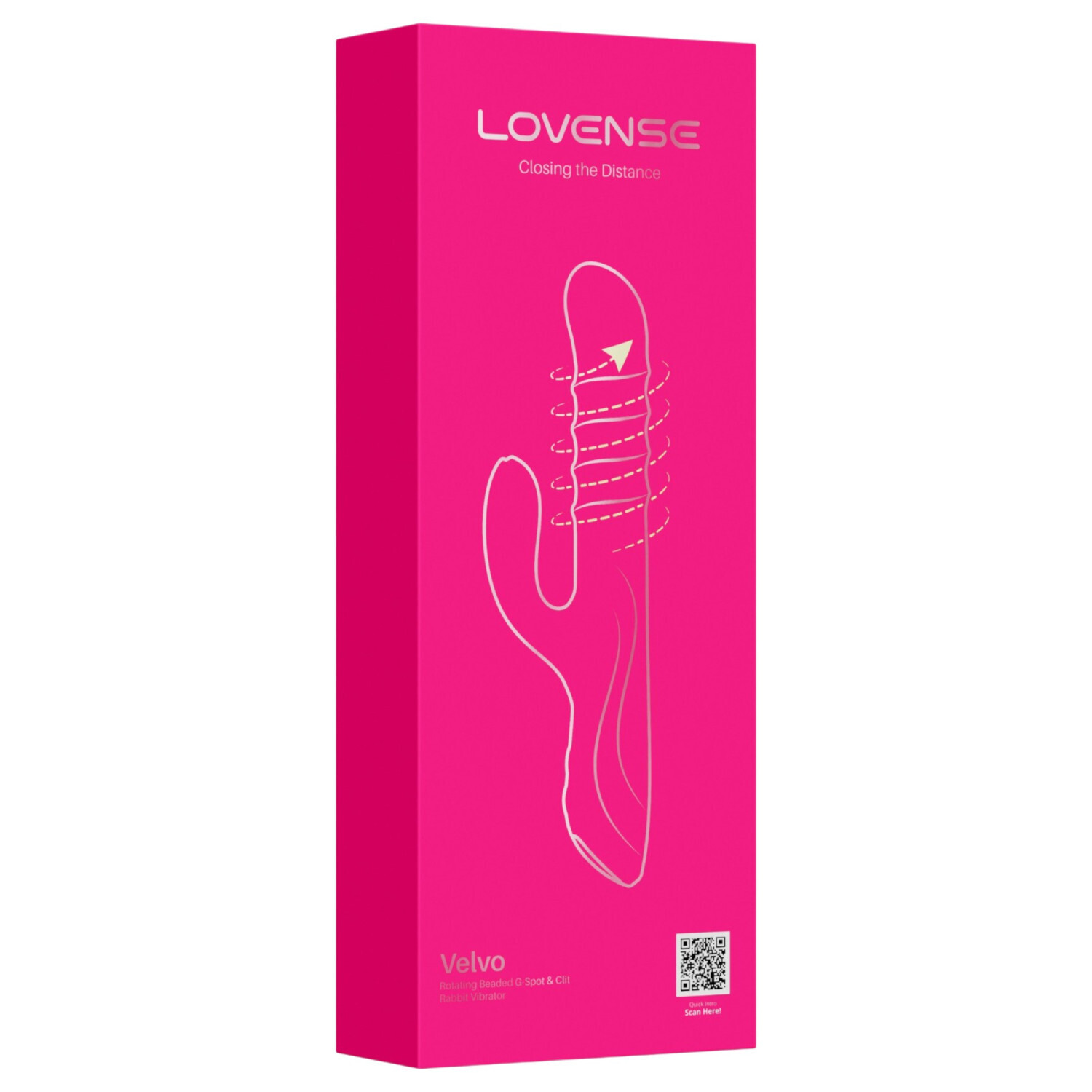 Lovense Velvo - Appem ovládaný perlový vibrátor (růžový)