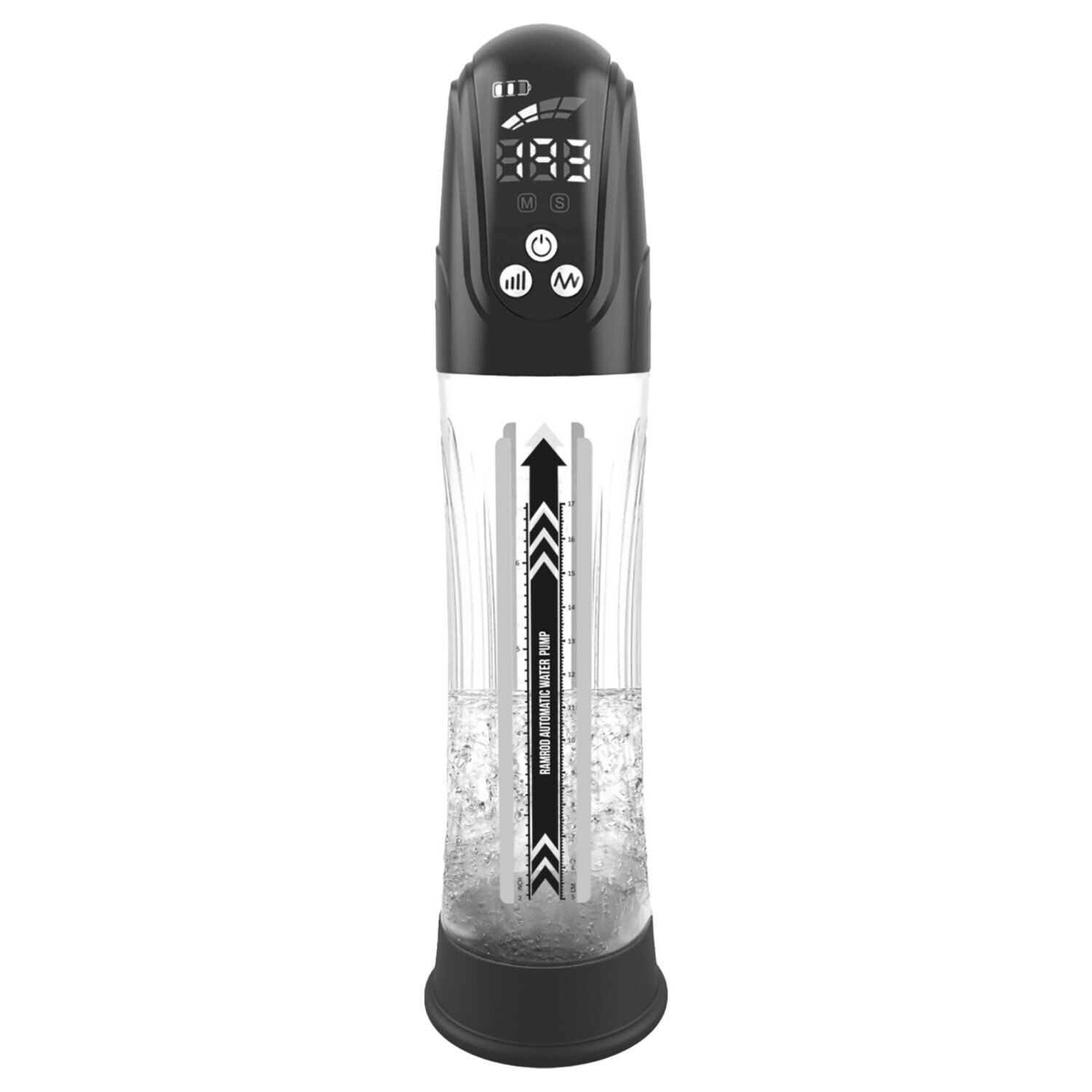Dreamtoys - automatická vodní vakuová pumpa na penis (průhledná)