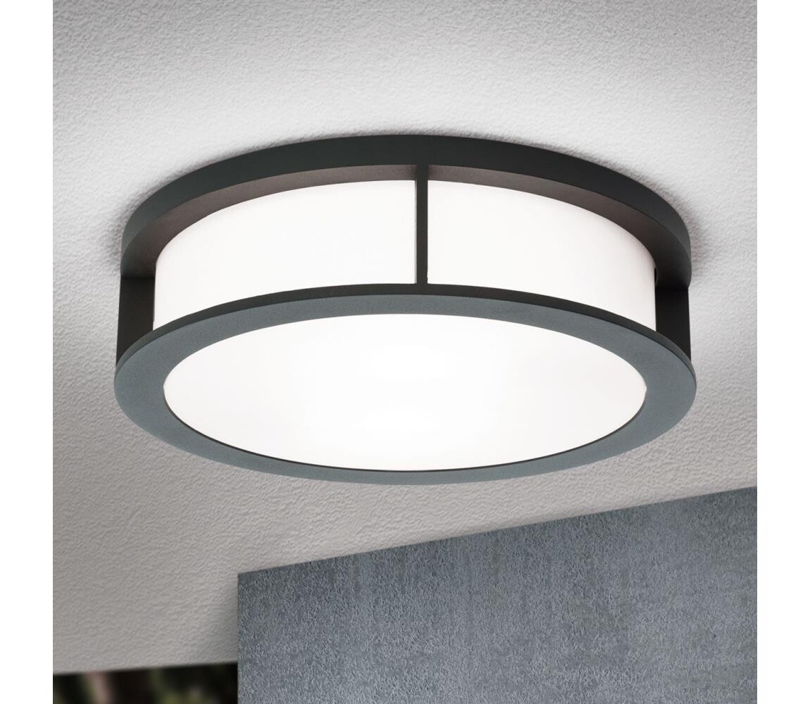 Orion - Venkovní svítidlo HENRY 2xE27/15W/230V pr. 30 cm IP44 antracit AL 11-1207 anthrazit
