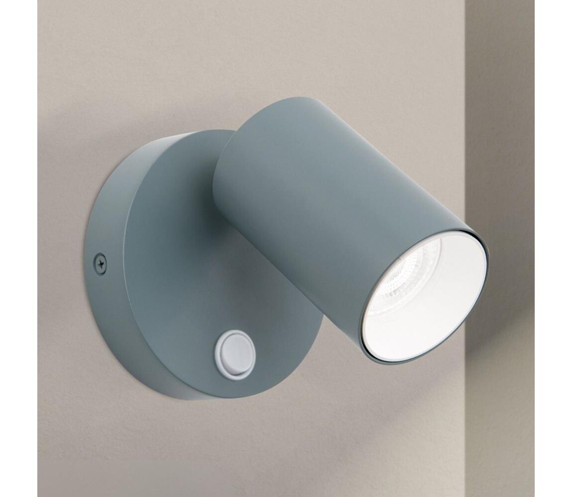 Orion - Nástěnné bodové svítidlo PENN 1xGU10/13W/230V šedá Str 10-496/1 lichtgrün