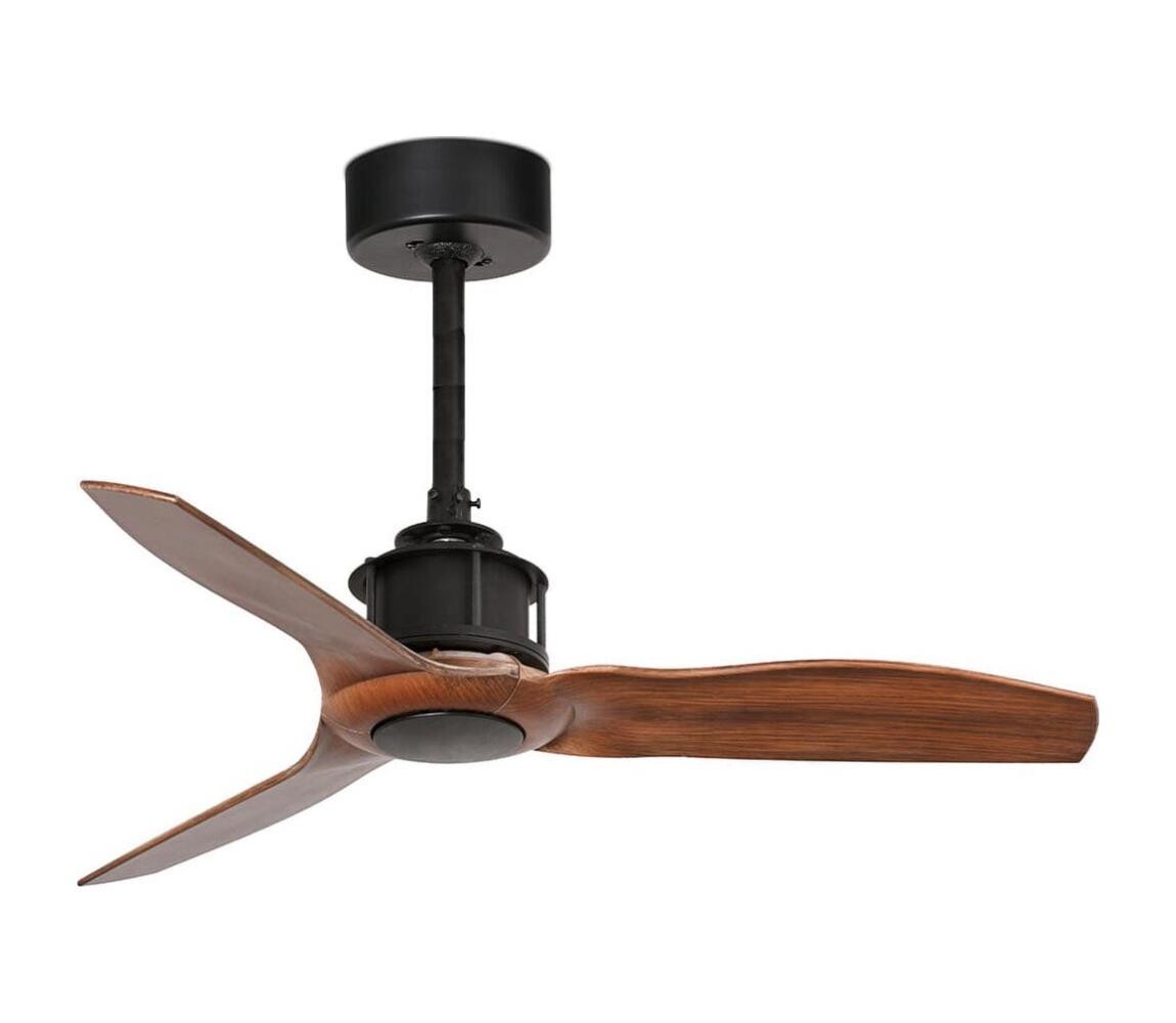 FARO Barcelona FARO 33425WT - Stropní l. JUST FAN S pr. 81 cm hnědá/černá Wi-Fi Tuya + DO 33425WT