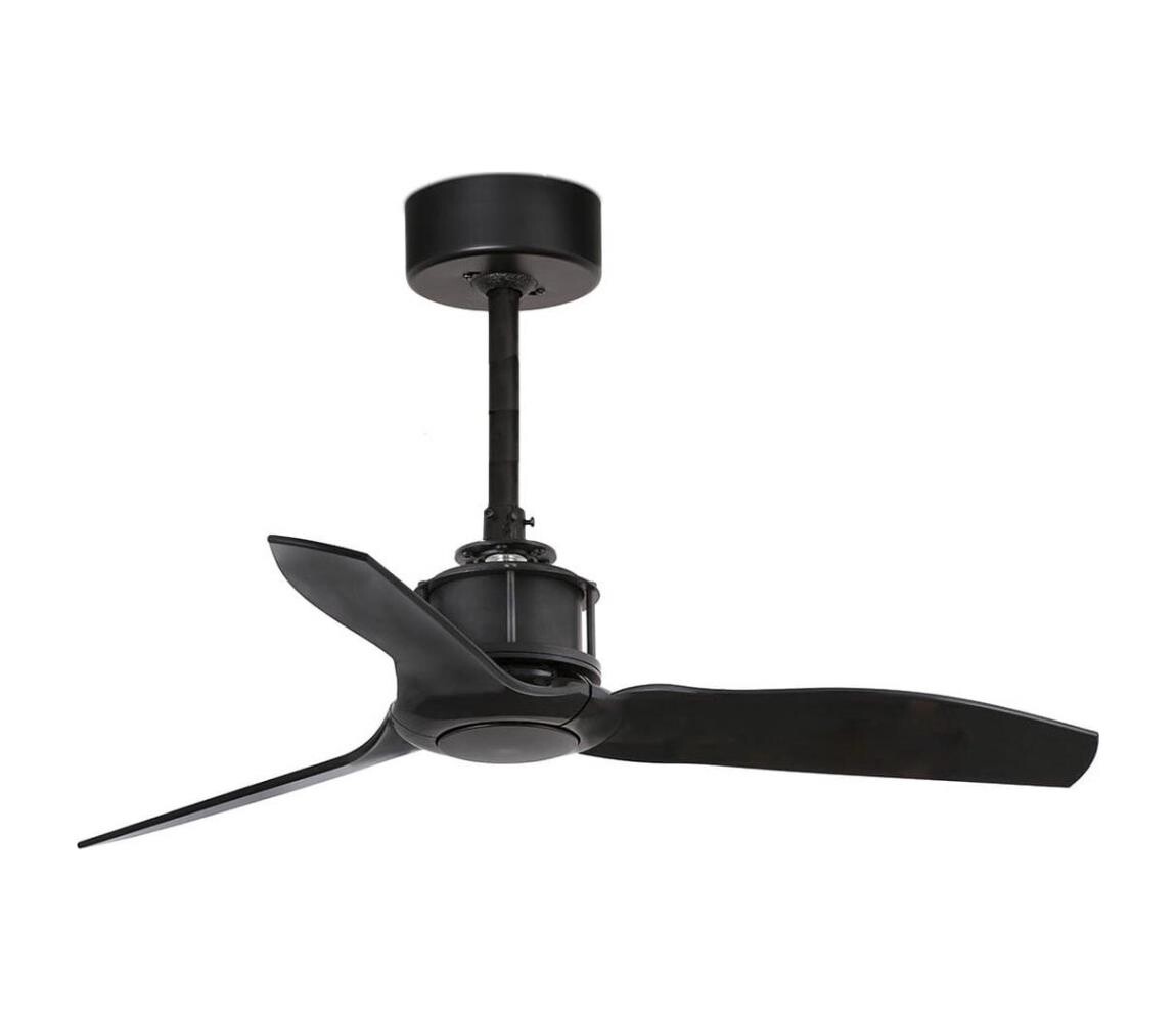 FARO Barcelona FARO 33424WT - Stropní látor JUST FAN S pr. 81 cm černá Wi-Fi Tuya + DO 33424WT
