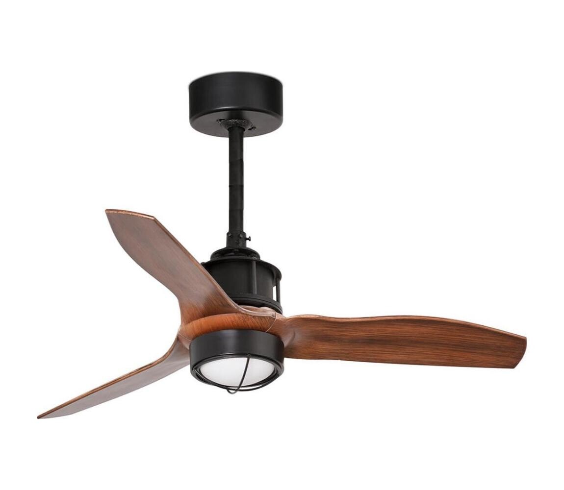 FARO Barcelona FARO 33425WT1N- LED Stm. vent. JUST FAN S 16W/230V pr. 81 cm hnědá/černá WT + DO 33425WT1N