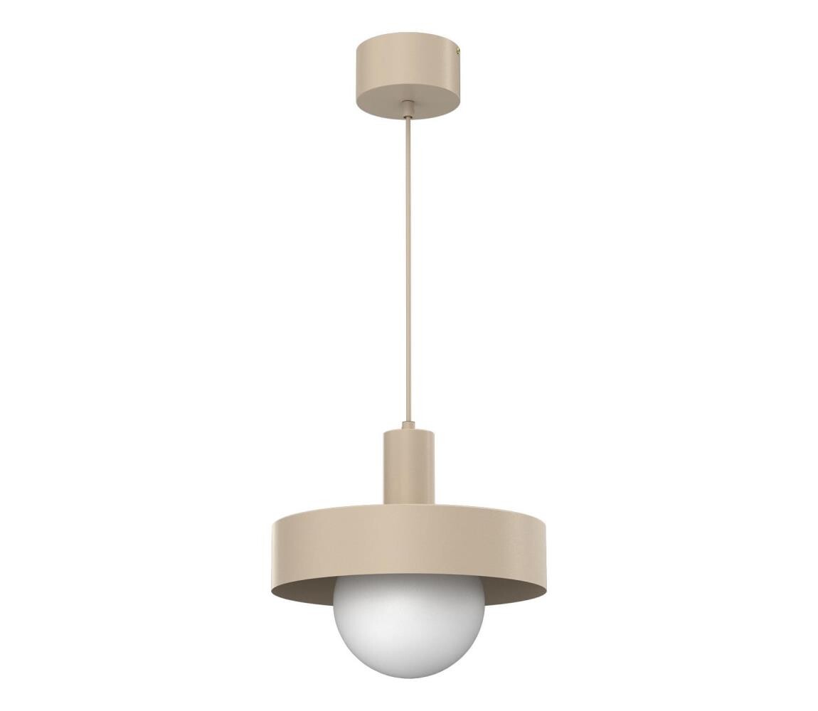 Lustr na lanku CANAN 1xE27/15W/230V pr. 29 cm béžová 4017