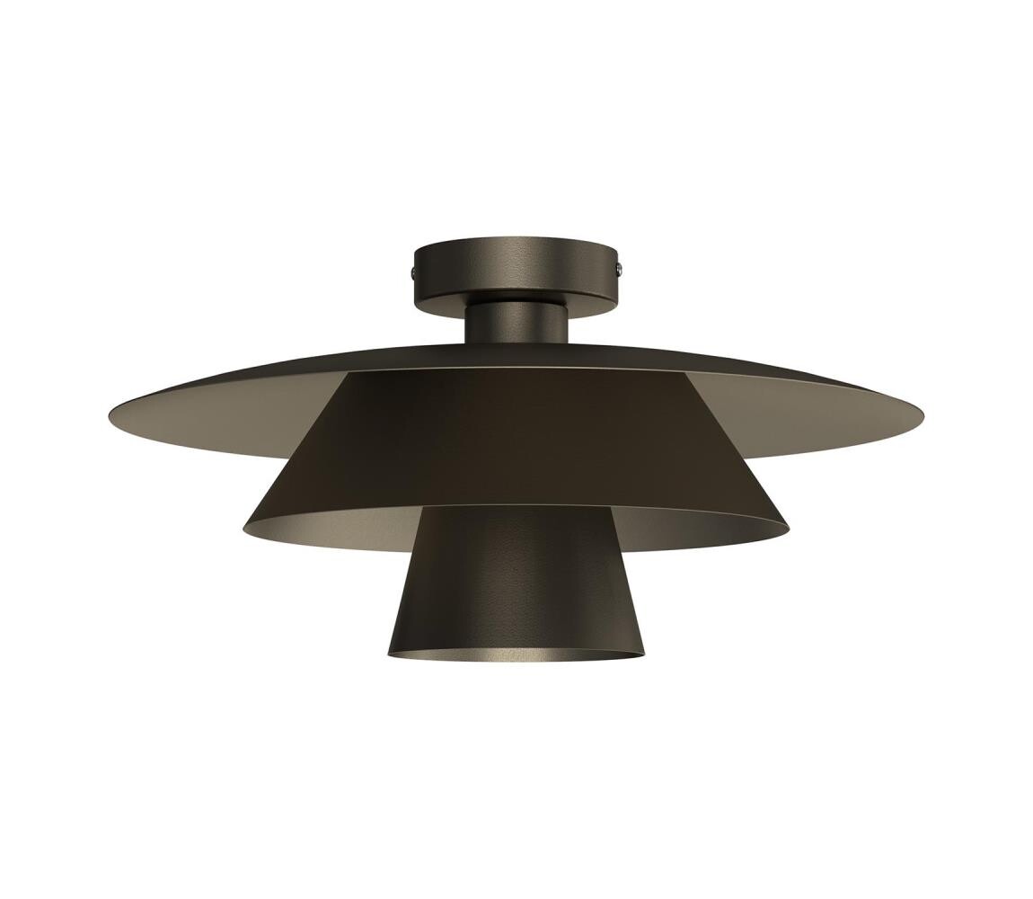 Stropní svítidlo PLATO 1xE27/15W/230V pr. 32 cm antracit 4498