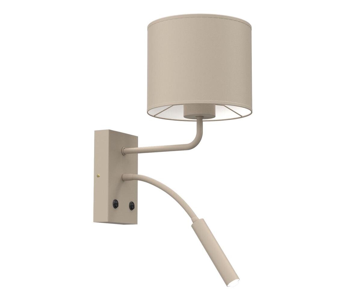 Nástěnná lampa ARDEN 1xE27/15W/230V + 1xG9/8W béžová 4224