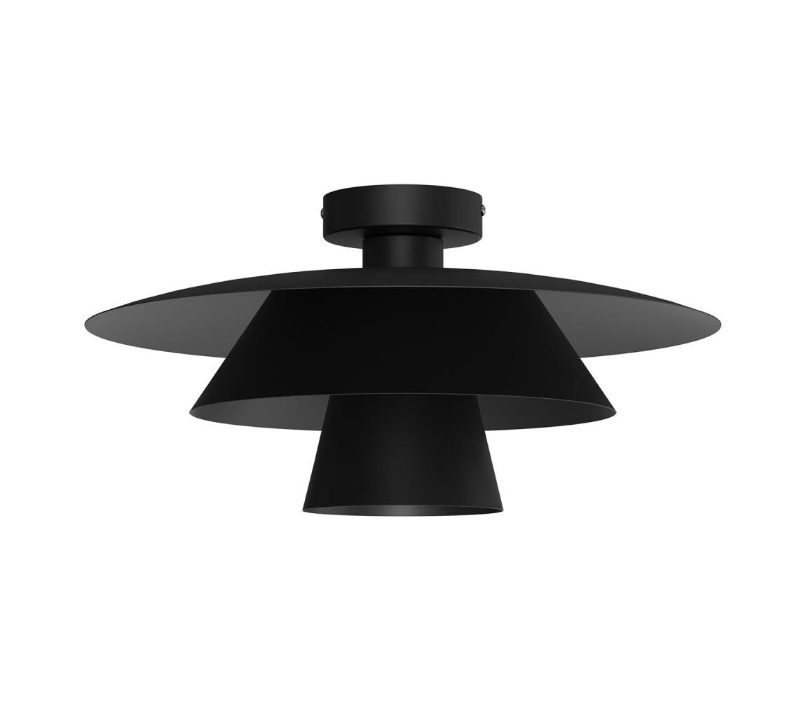 Stropní svítidlo PLATO 1xE27/15W/230V pr. 32 cm černá 4493