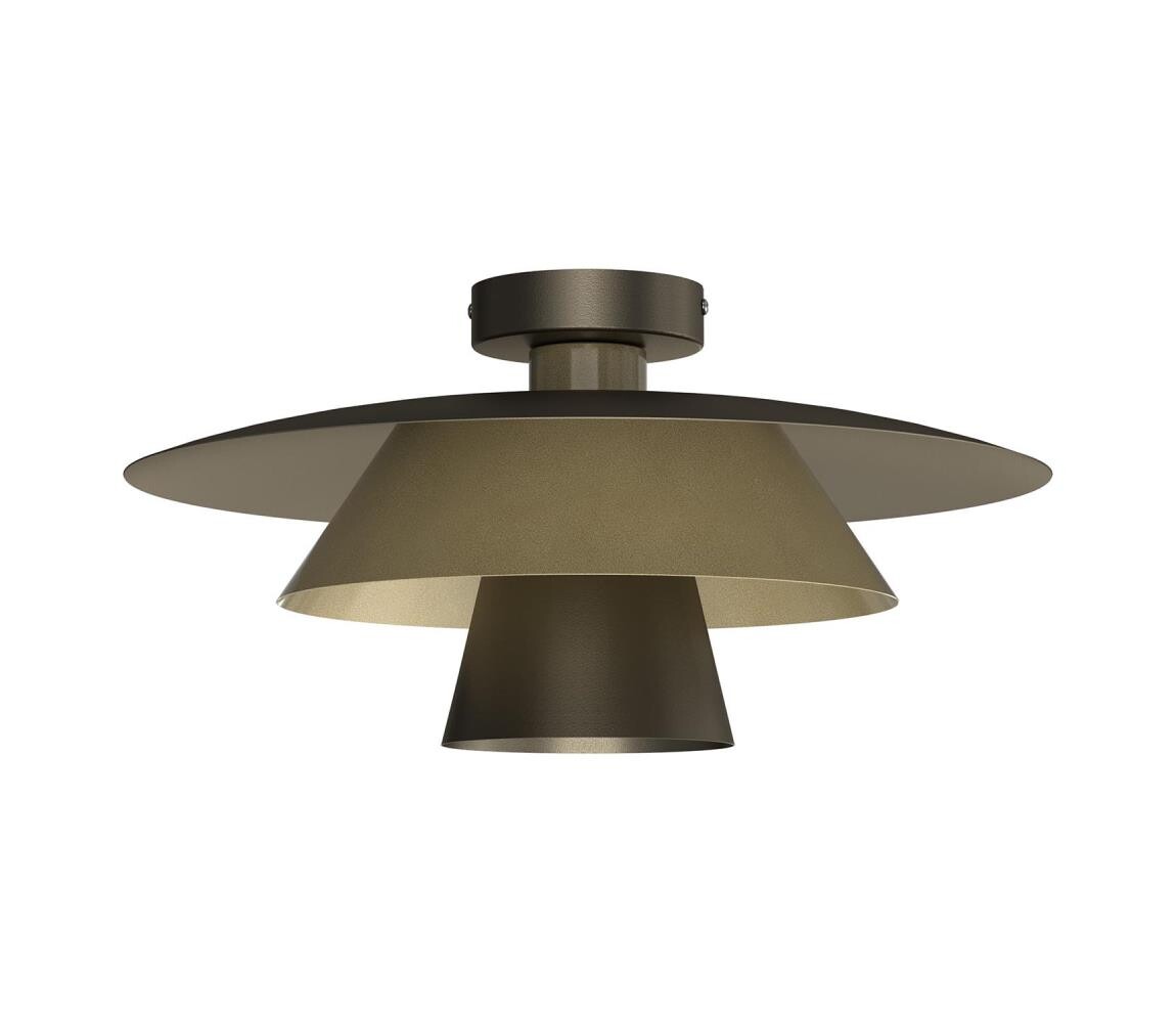 Stropní svítidlo PLATO 1xE27/15W/230V pr. 32 cm bronzová 4499