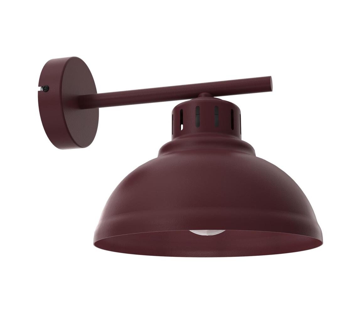 Nástěnné svítidlo SVEN 1xE27/15W/230V burgundy 8879A