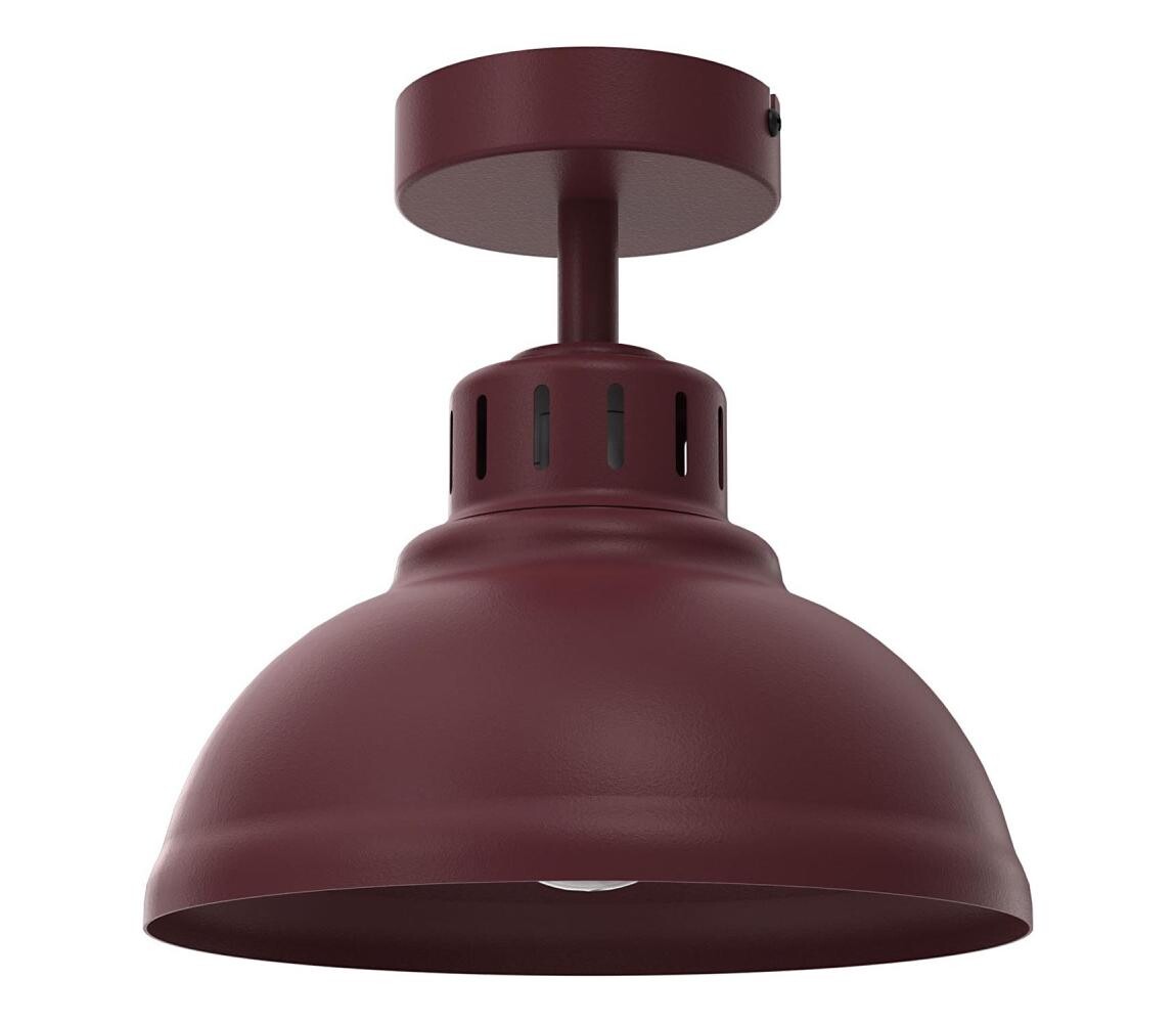 Stropní svítidlo SVEN 1xE27/15W/230V pr. 21 cm burgundy 8880A