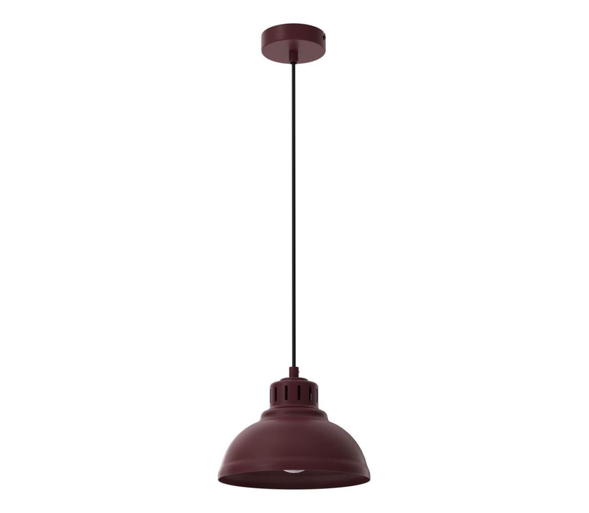 Lustr na lanku SVEN 1xE27/15W/230V burgundy 8881A