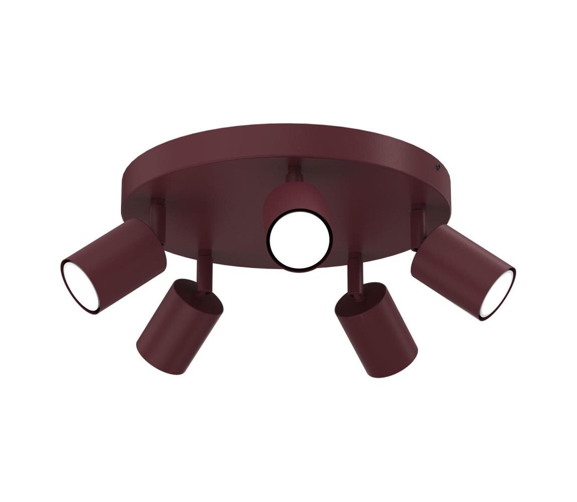 Bodové svítidlo FUN 5xGU10/8W/230V burgundy 9300A