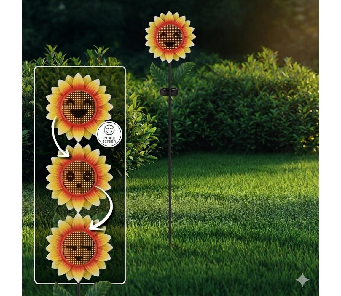 Globo 36590 - LED Solární svítidlo 200xLED/0,06W/3V IP44 květina 36590
