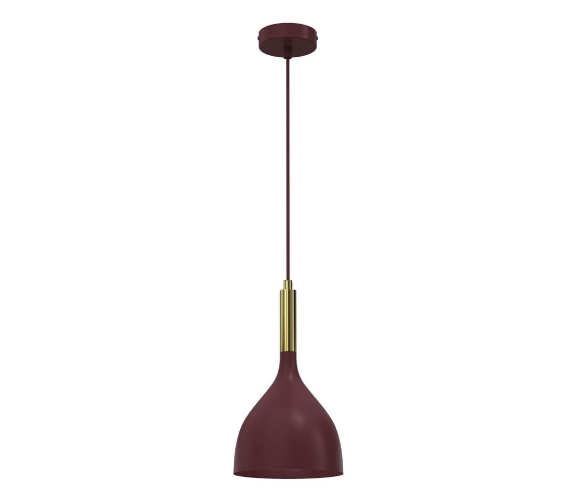 Lustr na lanku NOAK 1xE27/15W/230V burgundy 7266A