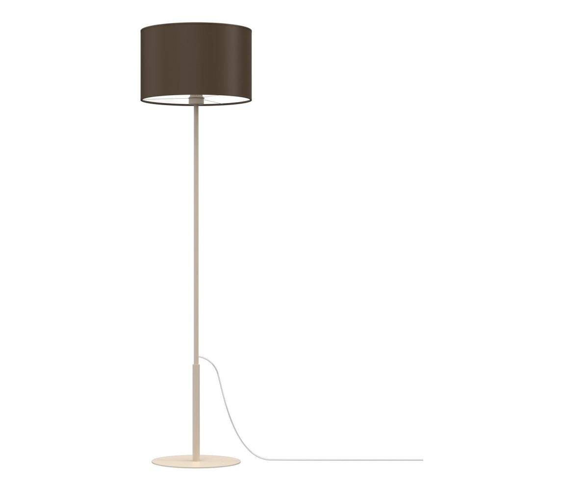 Stojací lampa ARDEN 1xE27/15W/230V béžová/hnědá 4672