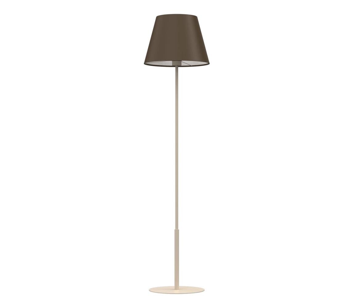 Stojací lampa ARDEN 1xE27/15W/230V béžová/hnědá 4671