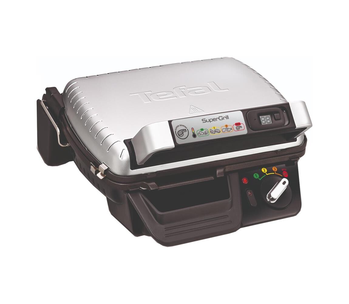 Tefal - Kontaktní gril SUPERGRILL 2000W/230V GC451B12