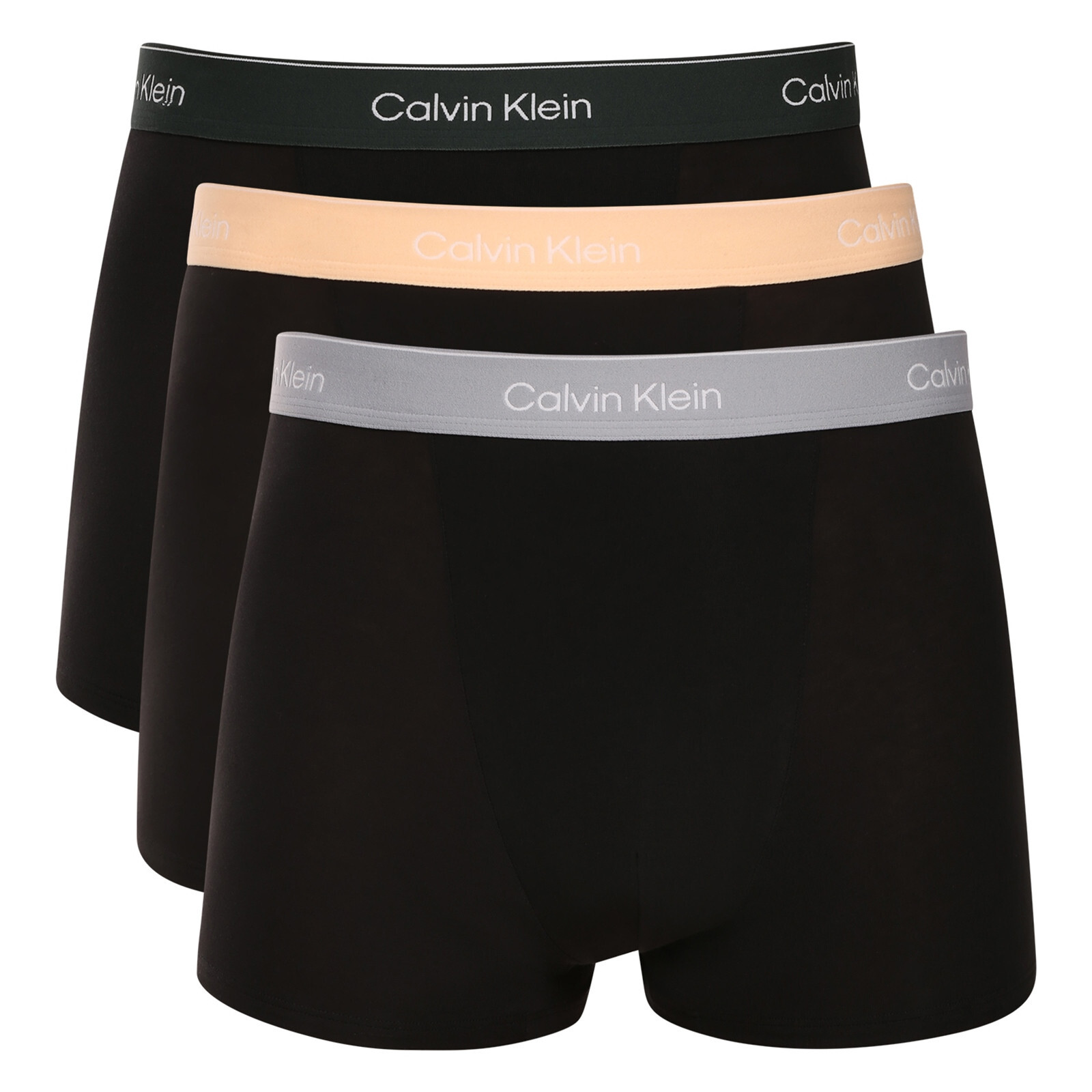 3PACK pánské boxerky Calvin Klein černé (NB4286-3ZK) M, trenky / trenýrky